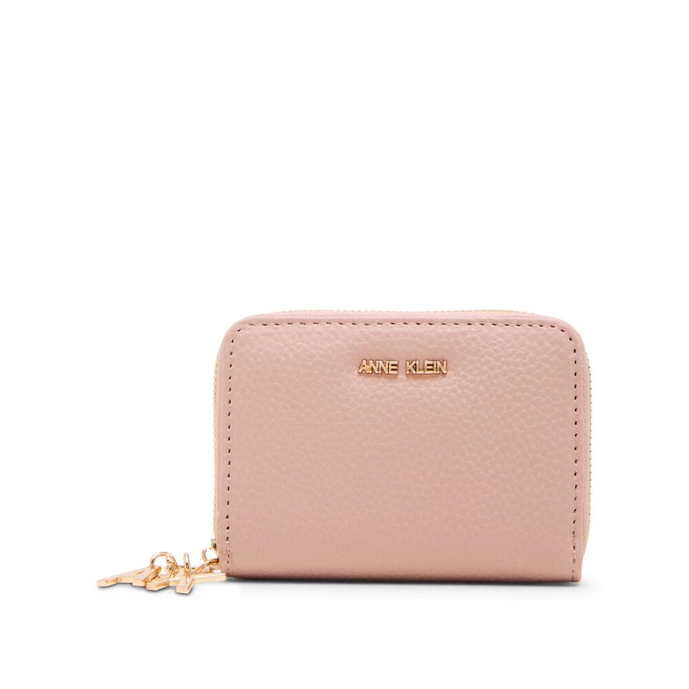7118 Small Zip Around Wallet, Rosewater